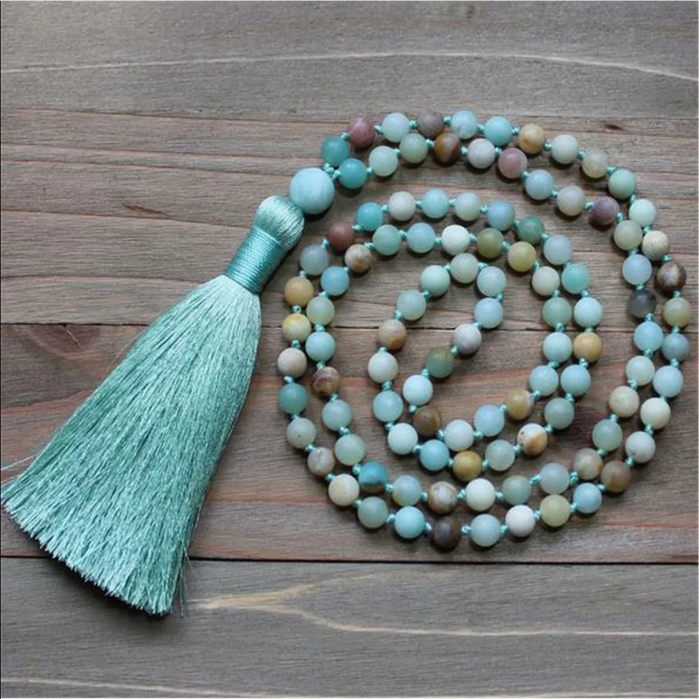 Amazonite SOOTHING Meditation mala
